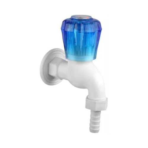 Plastic Crystal Nozzle Bib Cock