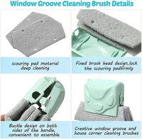 Mitsico Window Brush & Cleaning Brush Window Groove Frame Cleaning Brush Door Track Cleaning Brushes