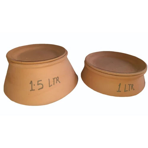 Brown Clay Pot Handi