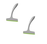 Generic Small Wiper For Cleaning Windshield And Kitchen Table & Platform Cleaning Wiper Soft Silicone Handle Green (3) - Pvc Material, Multicolor Design | Single Cavity For Efficient Cleaning
