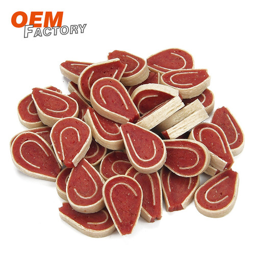 Double Duck and Cod Sushi Roll Natural And Organic Dried Dog Treats OEM Dog Snacks Supplier