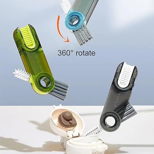 3 in 1 Multifunctional Cleaning Brush Multi-Functional Crevice Cleaning