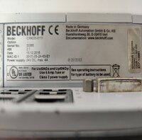 BECKHOFF CX9020-0111 CPU MODULE