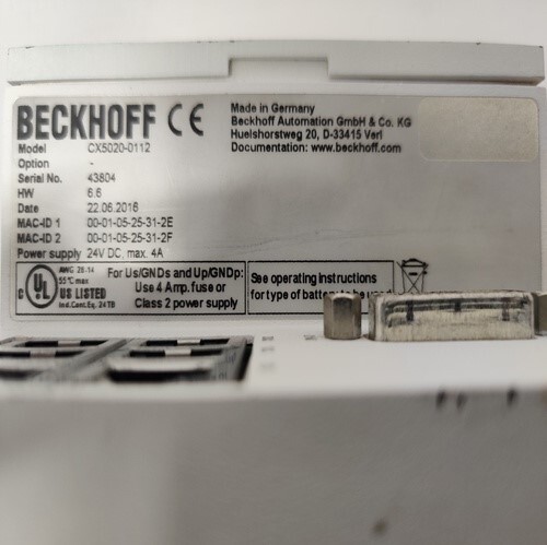 BECKHOFF CX5020-0112 INDUSTRIAL PC