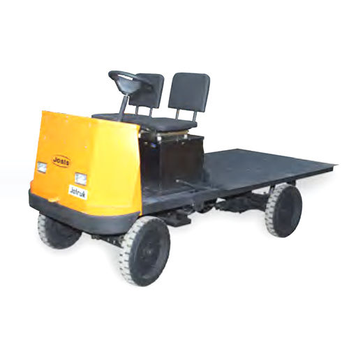 Easy To Operate Jotruck 4 Wheel Seated Platform Truck