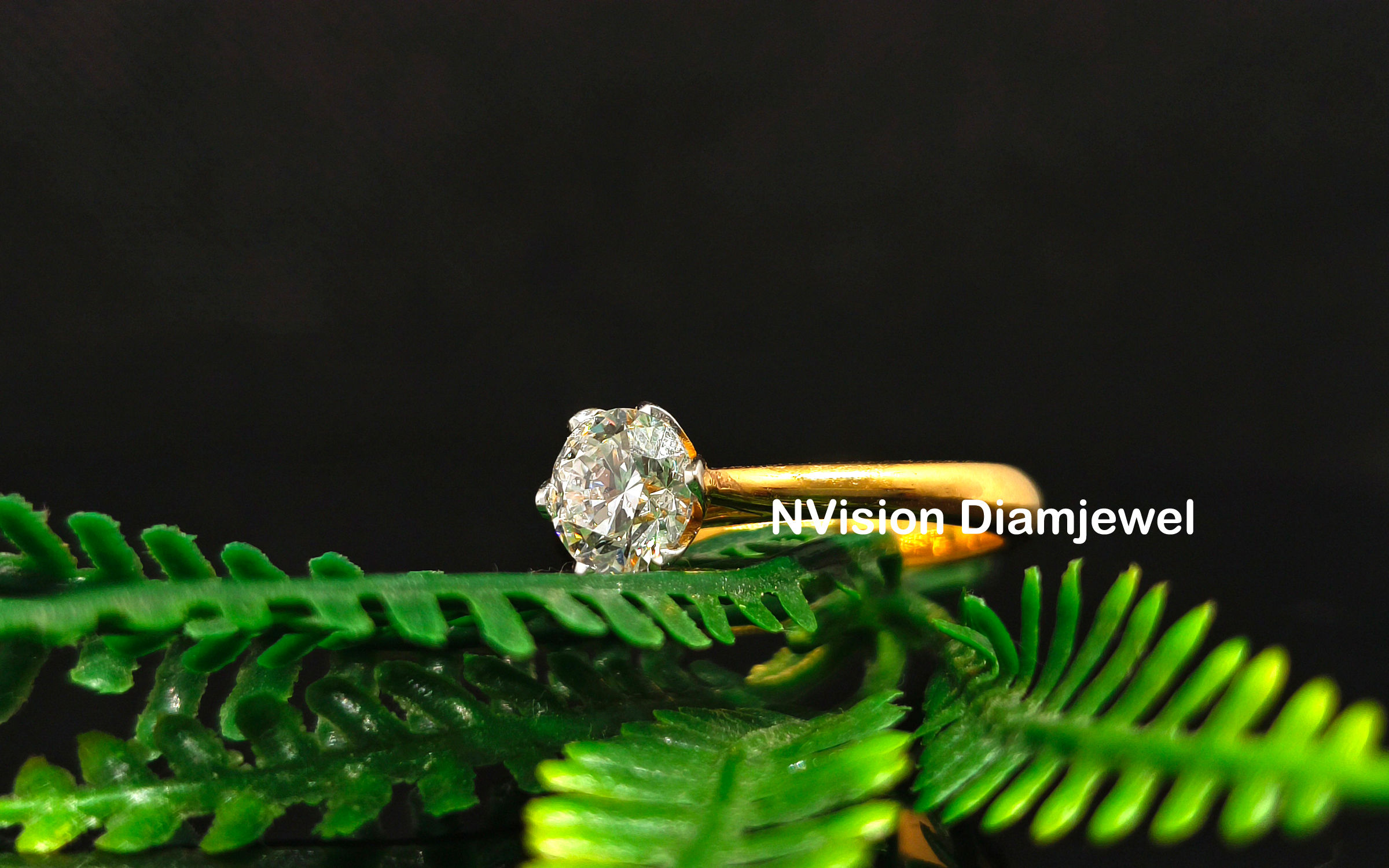 Lab Grown Solitaire Diamond Engagement Ring