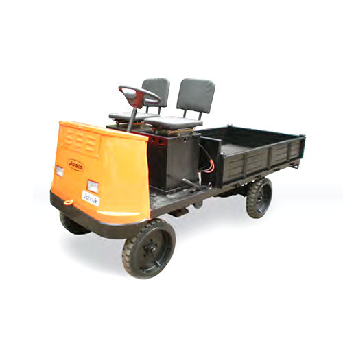 Strong 4 Wheeler Dumper With Side Flap