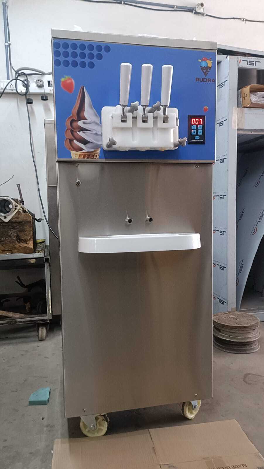 Twin Flavor Softy Ice Cream Machine