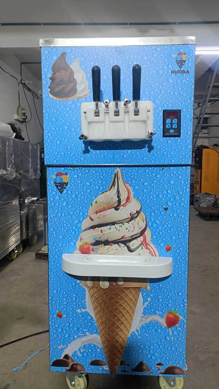 Twin Flavor Softy Ice Cream Machine