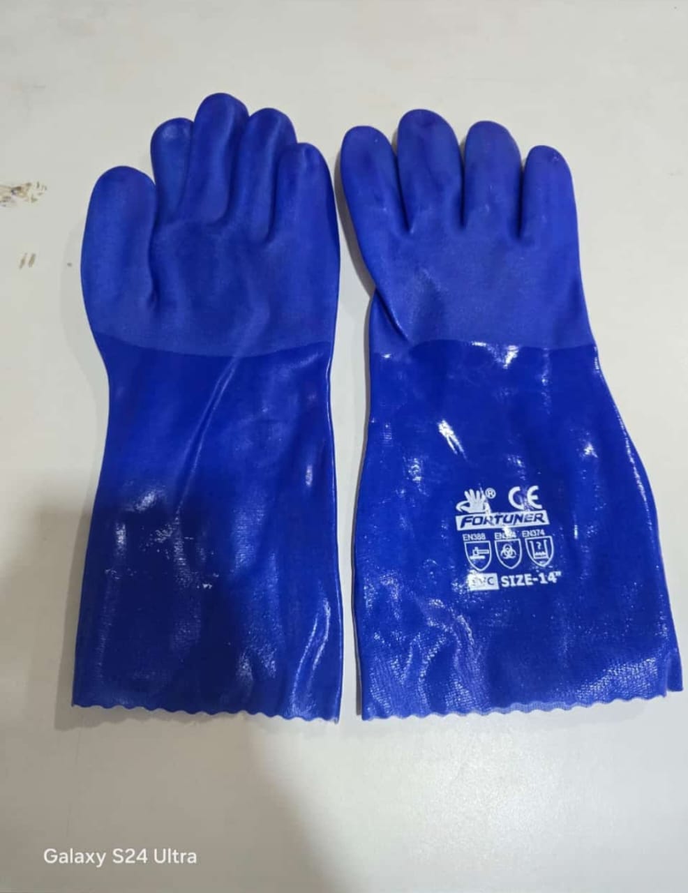 PVC Supported gloves 