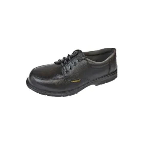 Black Leather Work Safety Shoes Insole Material: Pu