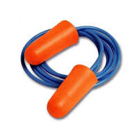 Safety Ear Plug - Waterproof, Reusable | Unisex Design In High Visibility Blue And Orange For Industrial Use