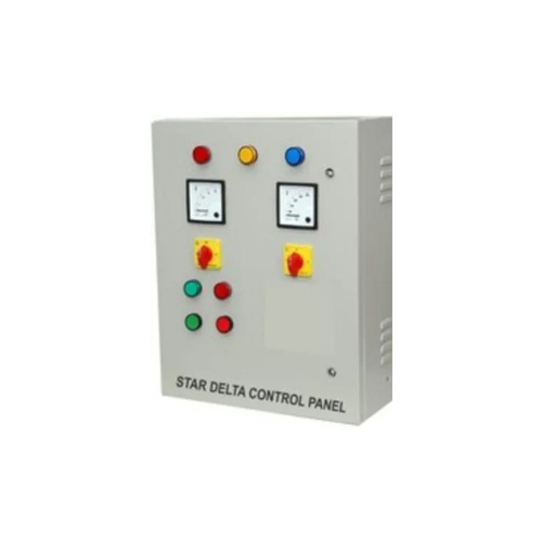 Star Delta Control Panel - 20HP, 415V | Stainless Steel, IP65 Protection, Automatic Operation, Painted White Finish, High Standard Components