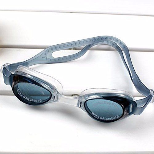 LIGHTER HOUSEi? Professional Swimming Cum Diving Goggles - Slip-Resistant + Waterproof + UV Protect Shield + Anti-Fog Swimwear for Water Sports-Unisex (Free Size)