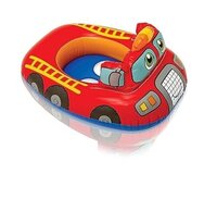 Prismaxic Kids Pool Float With Water Gun - Plastic, 29" X 23" , Inflatable Ride-on Swimming Pool Toy In Car Design For Boys Aged 5-10 Years