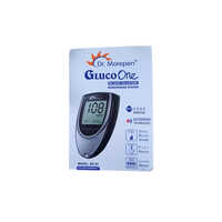 Blood Sugar Testing Machine - High-Quality Plastic, Portable Design , Battery-Powered with Clear Black & White Display