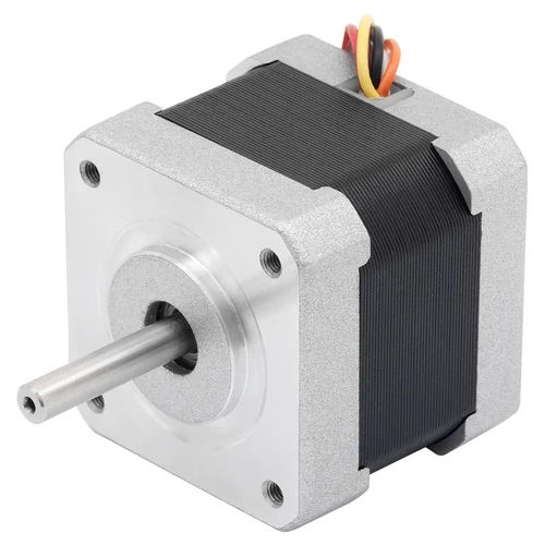 White Industrial Stepper Motor