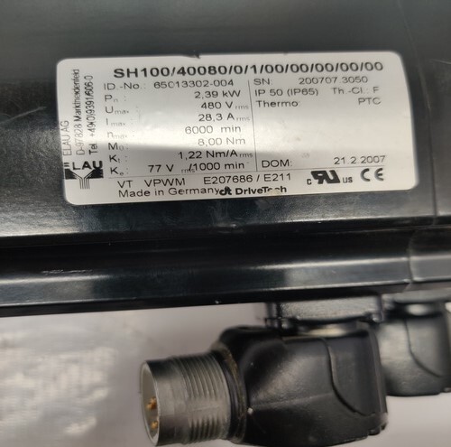 ELAU AG SH100/40080/0/1/00/00/00/00/00 SERVO MOTOR