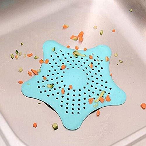 Mitsico Sink Bathroom Hair Catcher Filter Rubber Strainer Shower Drain Strainers Cover Trap Basin