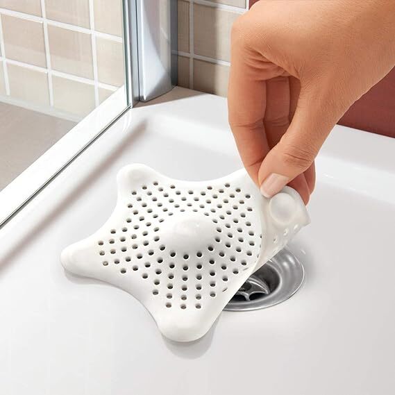 Mitsico Sink Bathroom Hair Catcher Filter Rubber Strainer Shower Drain Strainers Cover Trap Basin