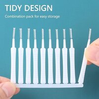 hower Head Cleaning Brush, Anti-Clogging Shower Head Cleaner Tool Small Crevice Cleaning Brushes Picks Multifunctional Hole Cleaning Brush with Nylon Bristle Non-Slip Handle