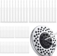 hower Head Cleaning Brush, Anti-Clogging Shower Head Cleaner Tool Small Crevice Cleaning Brushes Picks Multifunctional Hole Cleaning Brush with Nylon Bristle Non-Slip Handle