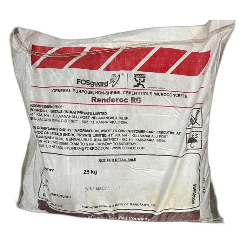 Fosroc Renderoc Rg Powder Application: General Purpose Nonshrink Cementitious Microconcrete