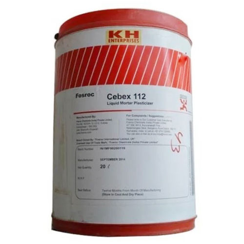 Fosroc Cebex 112 Liquid Plasticizer Application: Reduces Air Bubble In Concrete