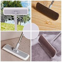 K.B. SALES Microfiber Flat Floor mop Rotatable Cleaning Brush Glass Wiper Window Cleaner Floor Cleaning Car Glass Cleaning Scraper Dust Mop Scrubbing Mop for Floor Pocha (Multi Color)