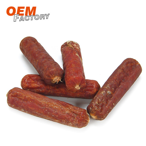 Dried Duck Sausage OEM Natural Dog Treats Supplier Dog Snacks Factory