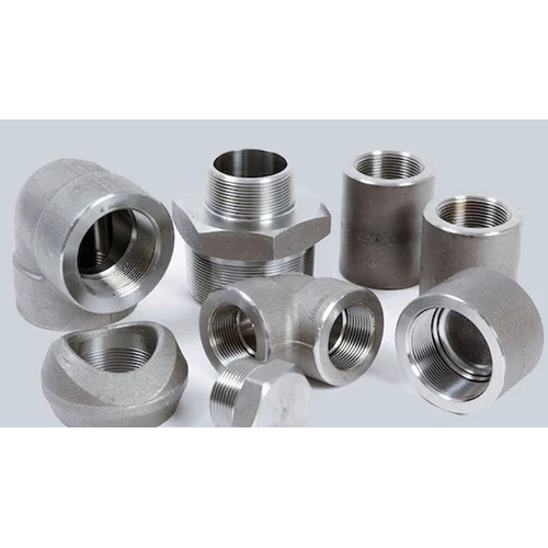 Inconel Forged Fittings - Stainless Steel, Silver | Warranty Included, Durable Design