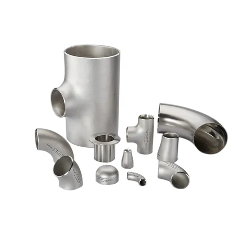 Stainless Steel 904L Pipe Fittings - Silver Finish, Different Sizes Available | Hard Material for Enhanced Durability and Reliability
