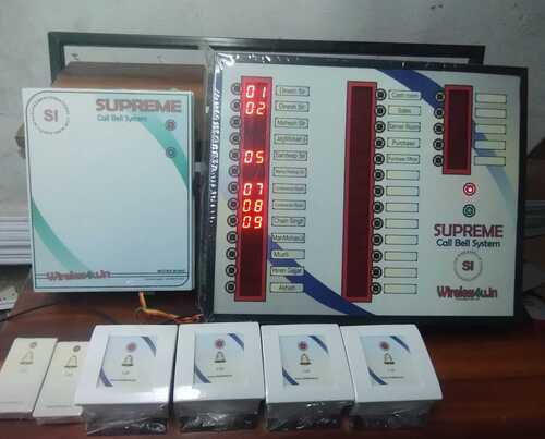 Office Staff Call Bell System - Dimension (L*W*H): 8*10*2.5 Inch (In)