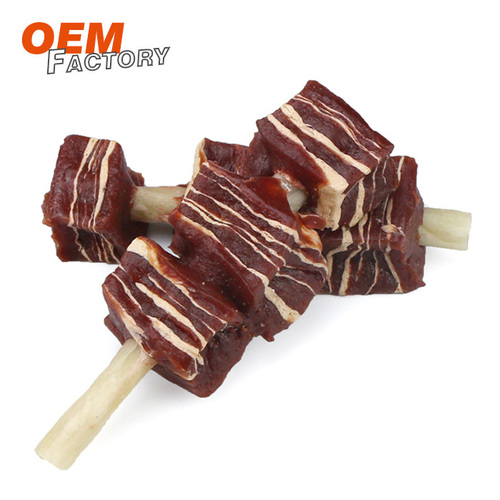 Duck with Cod and Rawhide Stick Wholesale Low Calorie Dog Treats Manufacturer OEM Dog Snacks Supplier