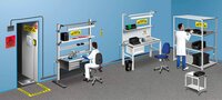 Esd Workstation With Aluminium Profile
