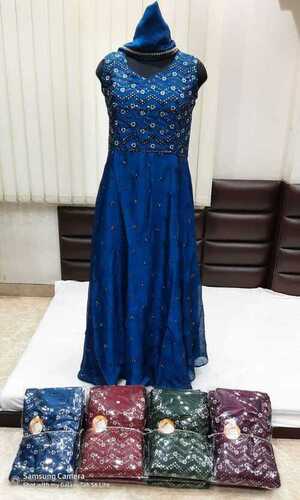 Ladies Printed Gown