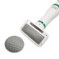 Meetzone Pet Hair Dryer Portable 2 In 1 Dog Hair Dryer - Household Product, White, Adjustable Temperature, Pet Brush & Comb For Home Grooming
