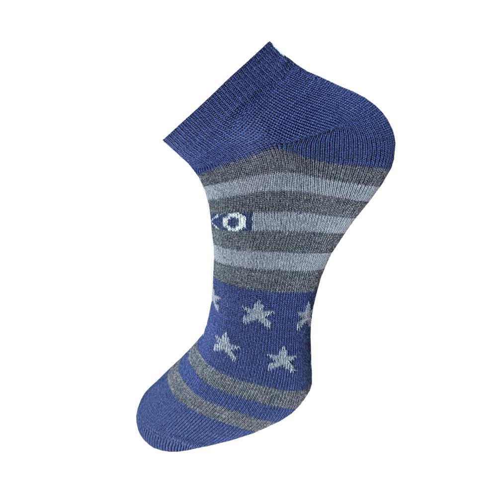 Men's Customised premium cotton crew length fine socks