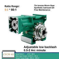 Cycm40 Precision Worm Gearbox 8 To 15 Arc - Color: See Picture
