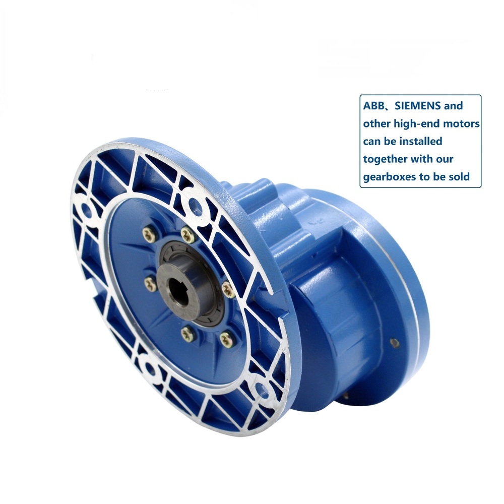 Blue Chenyue High Torque Worm Gearbox Cypc71 Input 14Mm Output 14Mm Non-Integral Speed Ratio From 2:1 To 5:1 Free Maintenance