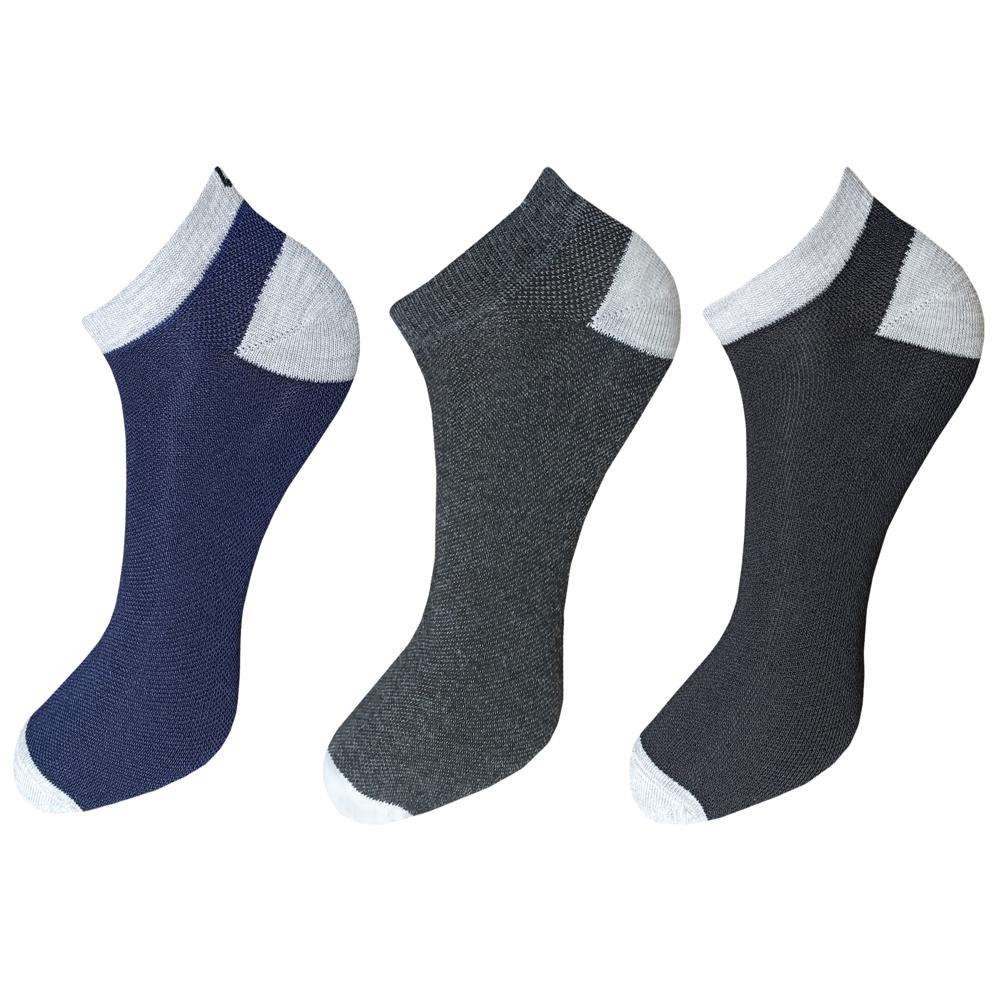 Men Quarter Length Cotton Socks