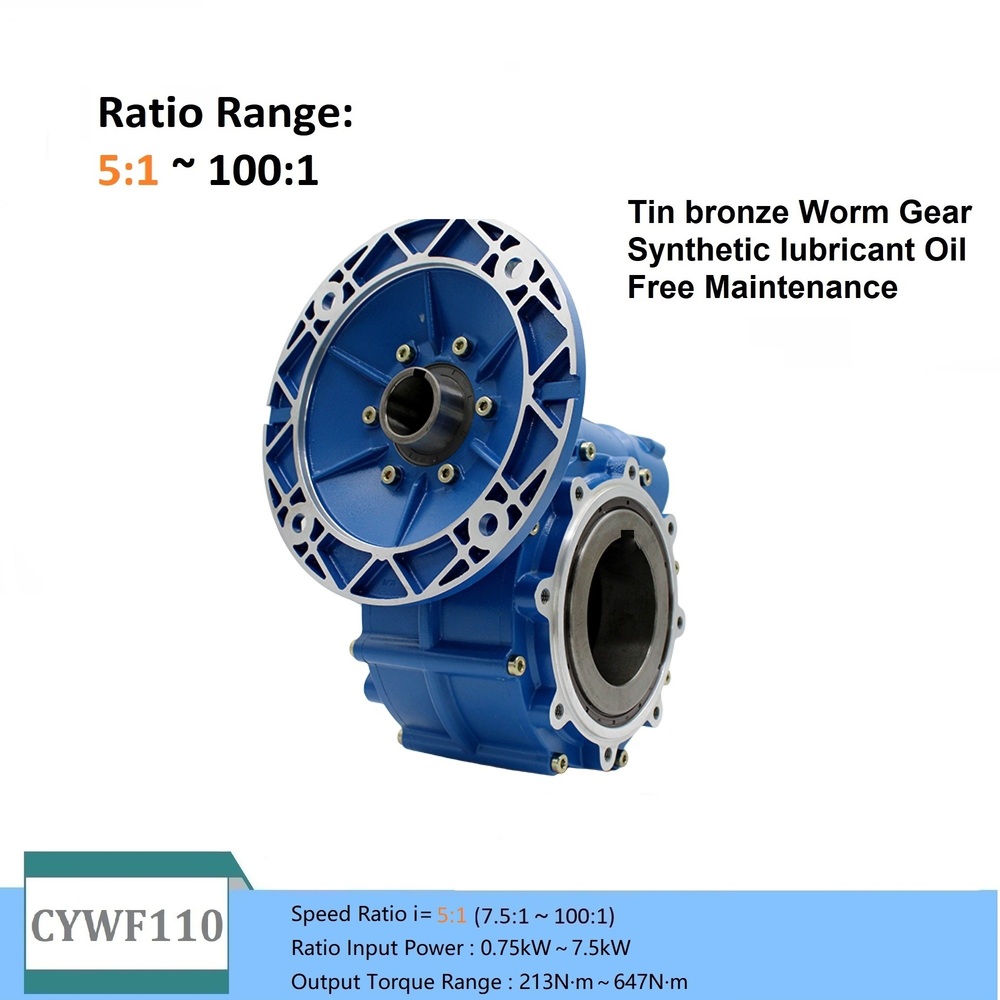 Cywf110 40-110 Mm Worm Gearbox Efficiency: High
