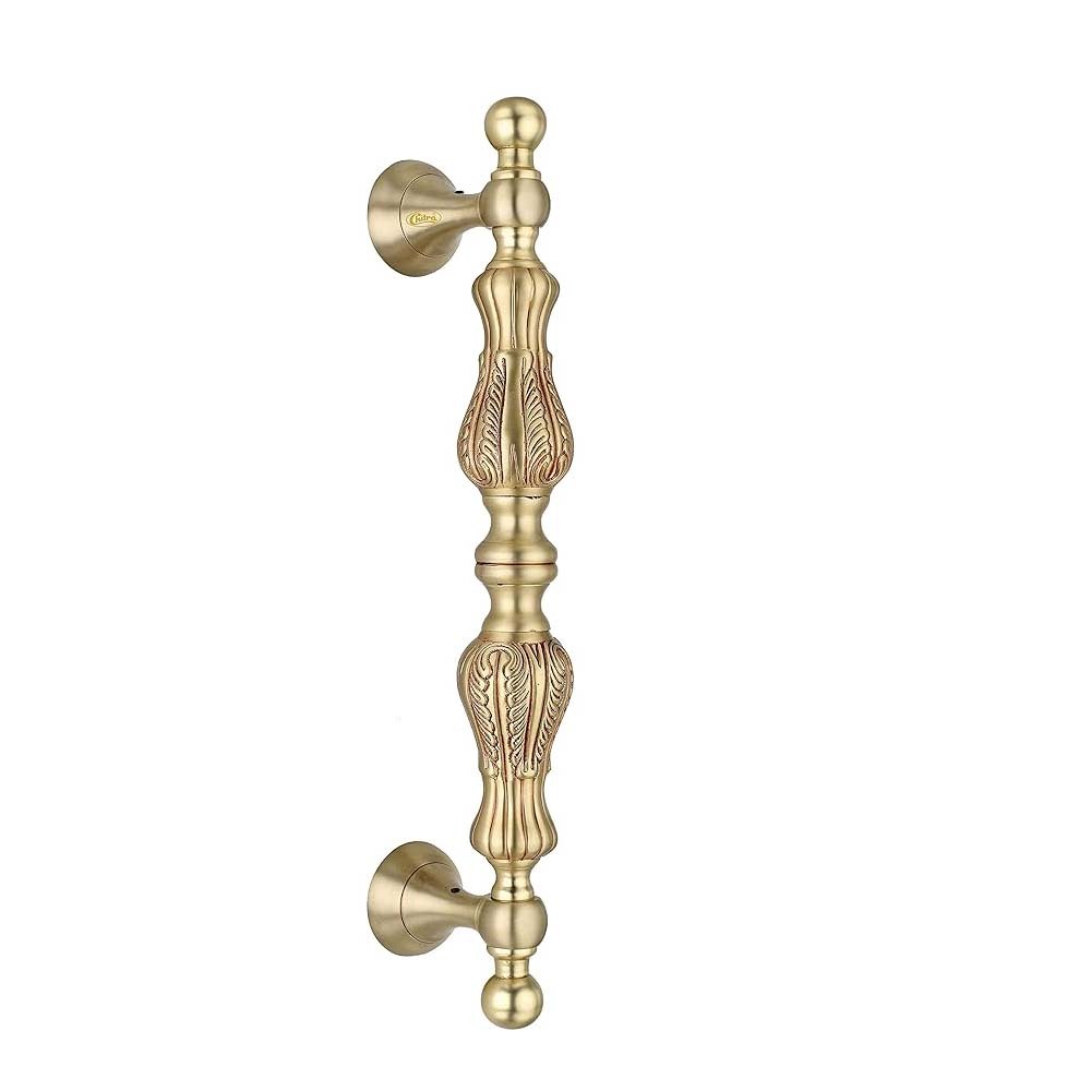 Chitra Brass Rome Series Heavy Main Door Pull Handle  (12 Inch, Brush Golden Copper)