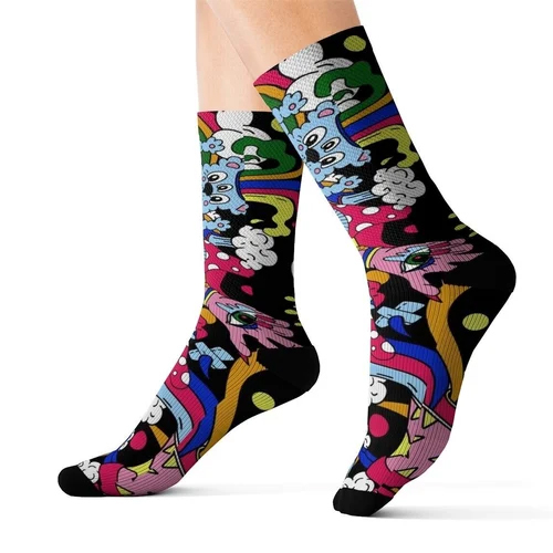 Sublimated Men's Crew Socks