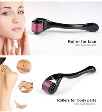 Mitsico Derma Roller For Hair Growth 0.5 mm with 540 Titanium Needles | Repairs Damaged Hair, Activates Hair Follicles | For Hair Fall & Hair Thickening | Easy to Use