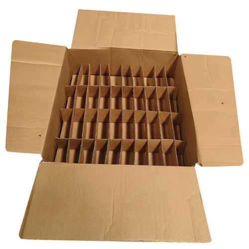 Partition Corrugated Box - Color: Brown