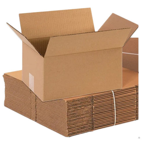 Kraft Paper Corrugated Box - Color: Brown