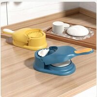 Mitsico 2 In 1 Dumpling Maker - Plastic, 29.2l X 11.4w X 7.1h Centimeters, Multicolor | Ergonomic Handle, Multi-function, Time-saving Momo & Gujiya Tool