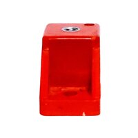 Red Single Pole DMC Bus Bar Insulator