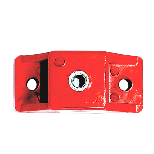 Red Single Pole DMC Bus Bar Insulator